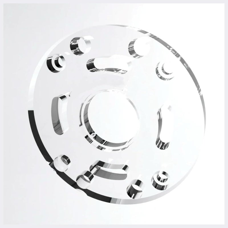 auaurly 1 PC Clear Round Sub Base Replaces DNP613 Compatible with DWP611,DCW600B Compact Routers,Durable Router Base Plate Replacement - Image 5